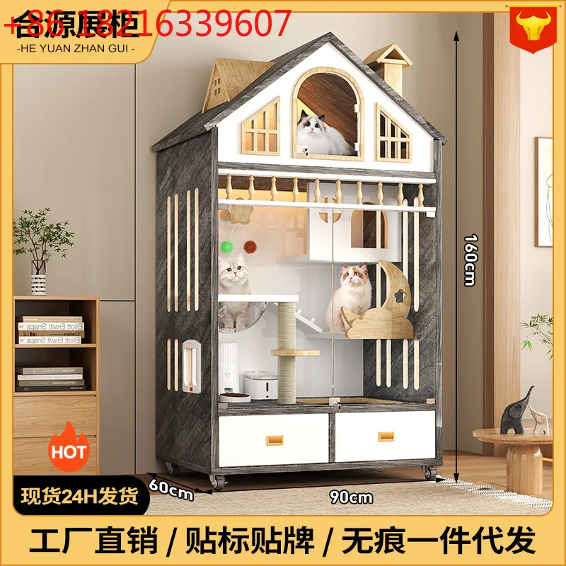 

Wooden multi-storey villa with large toilet