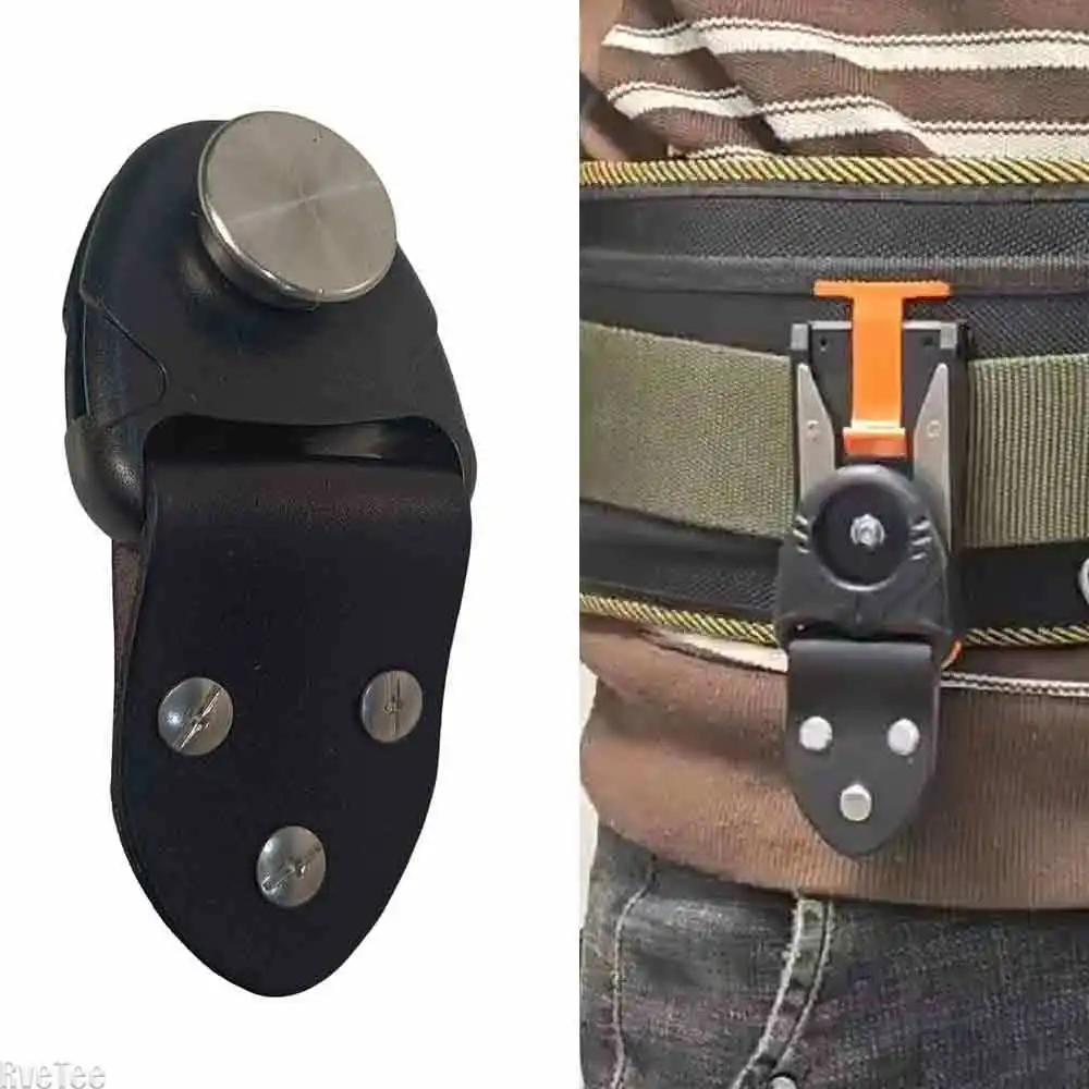 Neue Werkzeugtasche mit Schnellverschluss-Funktion aus Edelstahl und Leder für Tajima-Schnallen
