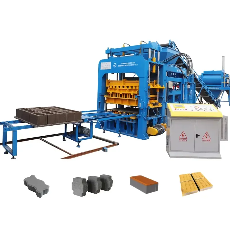 Automatic PLC Controlled Hollow Block Making Machine with Pump Gearbox Bearing & Engine Easy Operation 220V Weida Brand