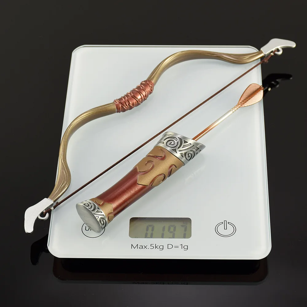 Modèle d'arme froide en alliage d'arc en acier, modèle de mètre, épée de Dragon doré, ornements de bureau Mo Lu Kuang Dao, jouets Katana à collectionner pour garçon