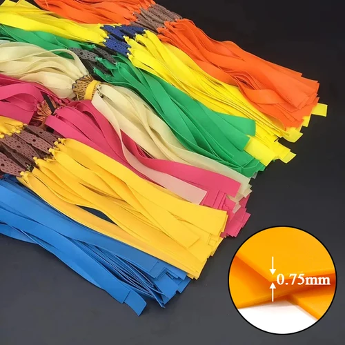 Bandas de goma planas para tirachinas, accesorios de tiro, venta al por mayor, accesorios de caza al aire libre, 0,75mm, 50 piezas