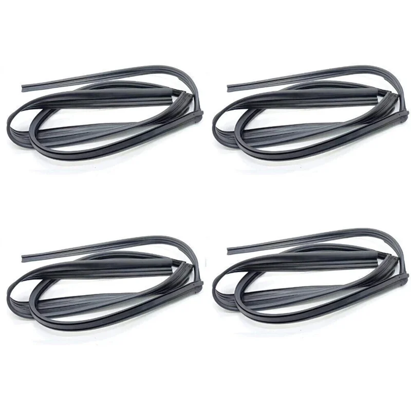 

Weather Sealing Window Glass Run Channel 4PCS For Honda Accord Sedan 1994-1997 Car Door