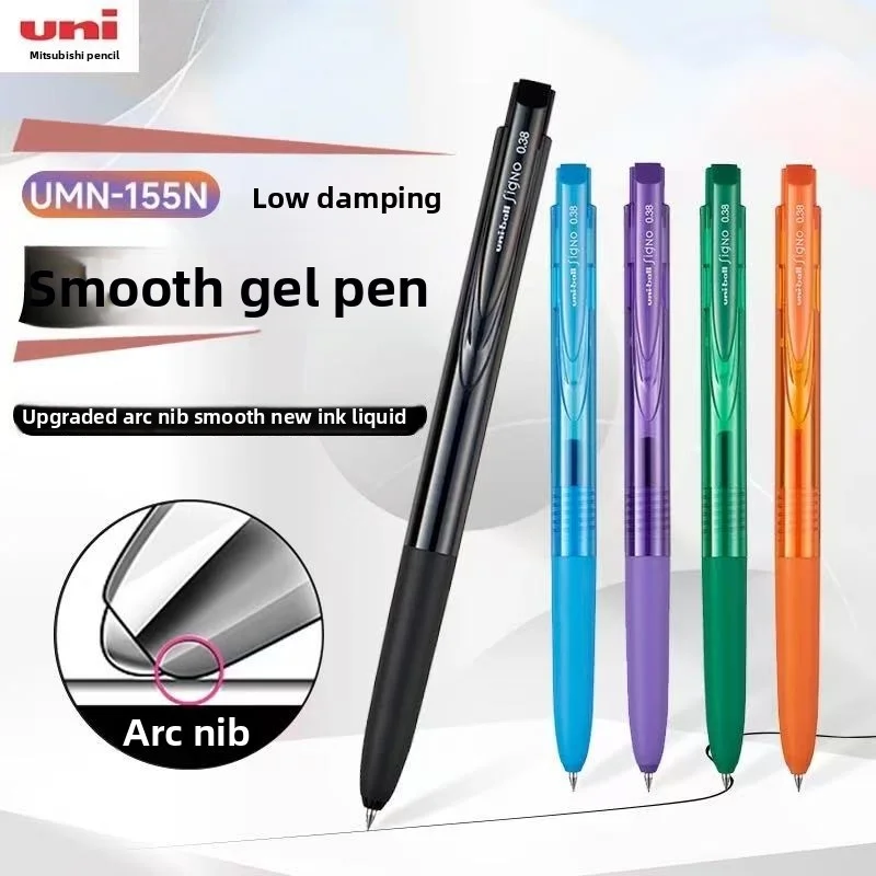 Nuevo bolígrafo de tinta de Gel retráctil Japón Uni Uni-ball Signo RT1 0,5mm/0,38mm UMN-155 tinta de colores negro/azul/azul negro/rojo