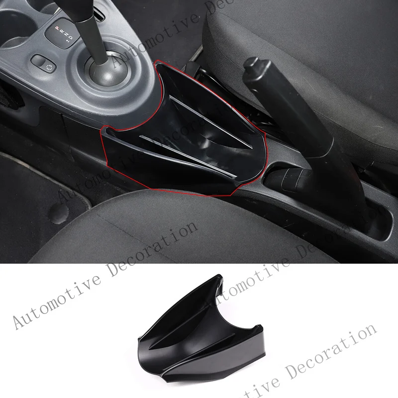 Z+ ABS Center Console Handbrake Storage Box Organizer Tray  For Benz Smart 16-21