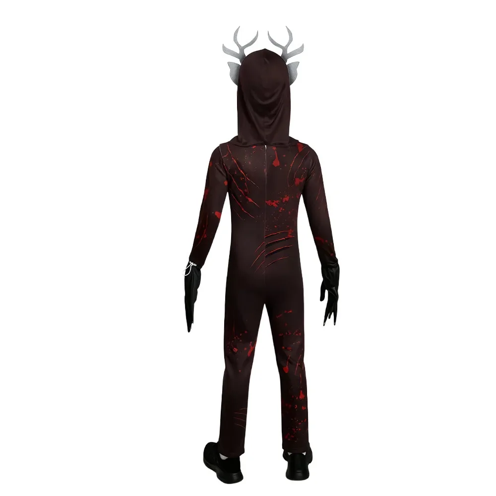 올빼미 코스프레 99 Nights In The Forest 사슴 의상 Fnaf 호러 할로윈 의상 어린이용 악몽 순록 크리스마스 선물 소년용
