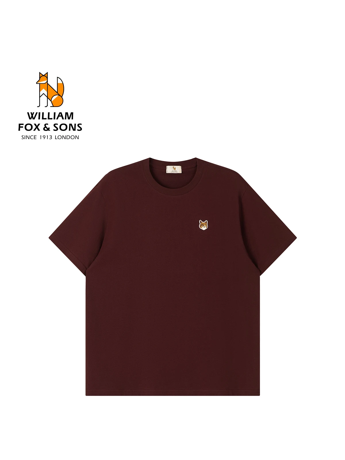 William  Men's Retro Pure Cotton Short Sleeve T-Shirt Summer Basic round Neck Commute Top for Women Knitted Breathable