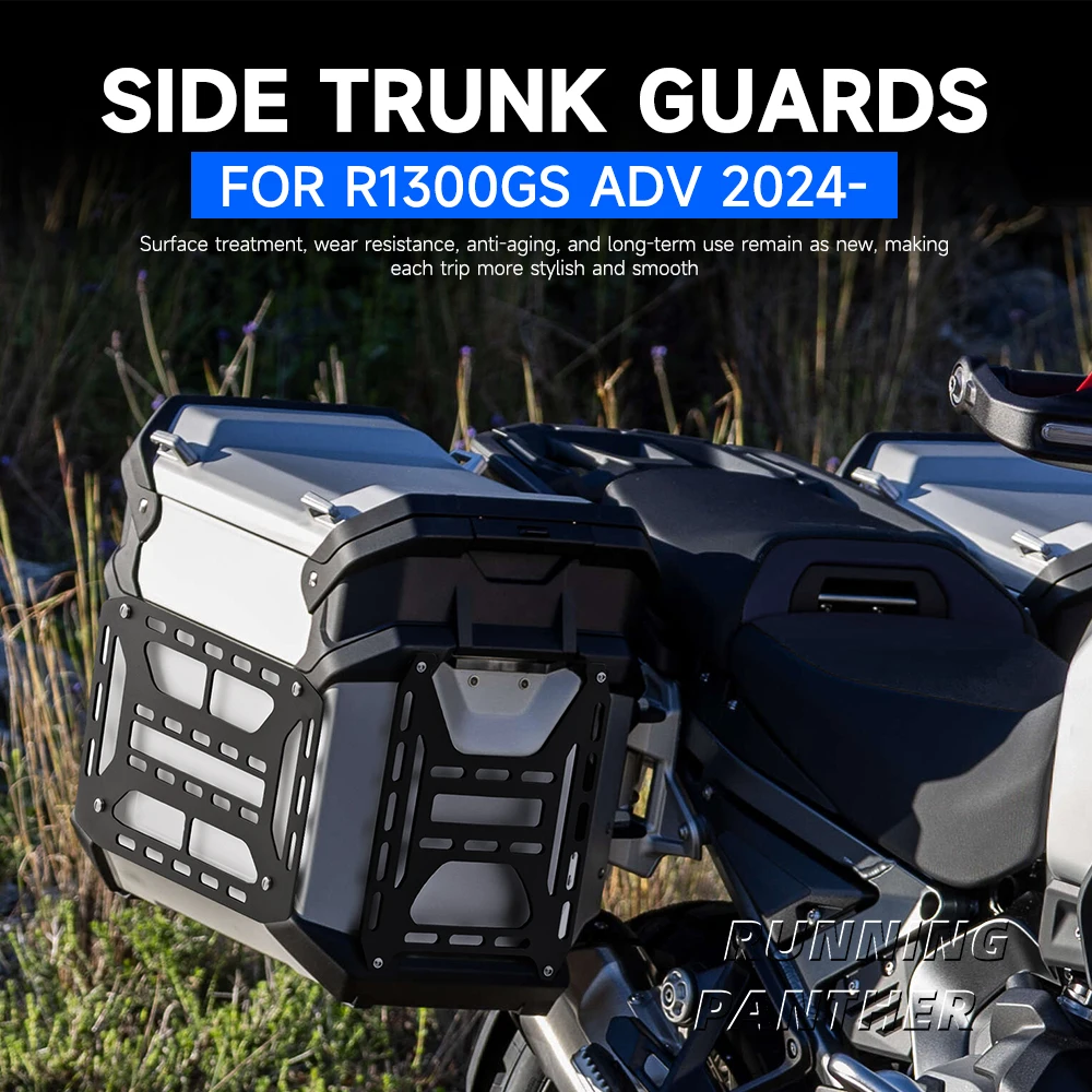 

Motorcycle Storage Set Aluminum Top Box Side Boxes Tail Box with Grille Guard For BMW R1300GS Adventure R1300GS ADV