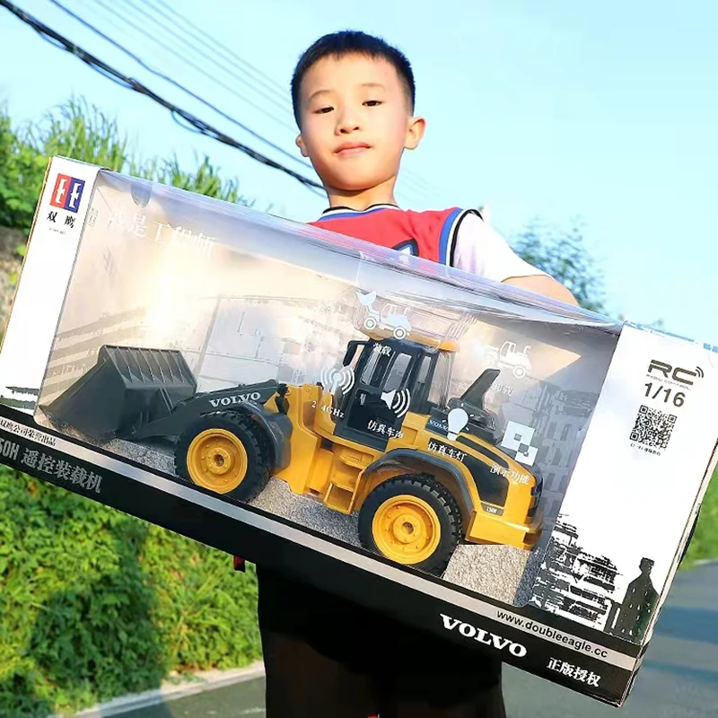 

Double E E569 1:16 2.4G 10Ch RC Truck Loader Machine for Radio-Controlled Remote Control Bulldozer Electric Cars for Children