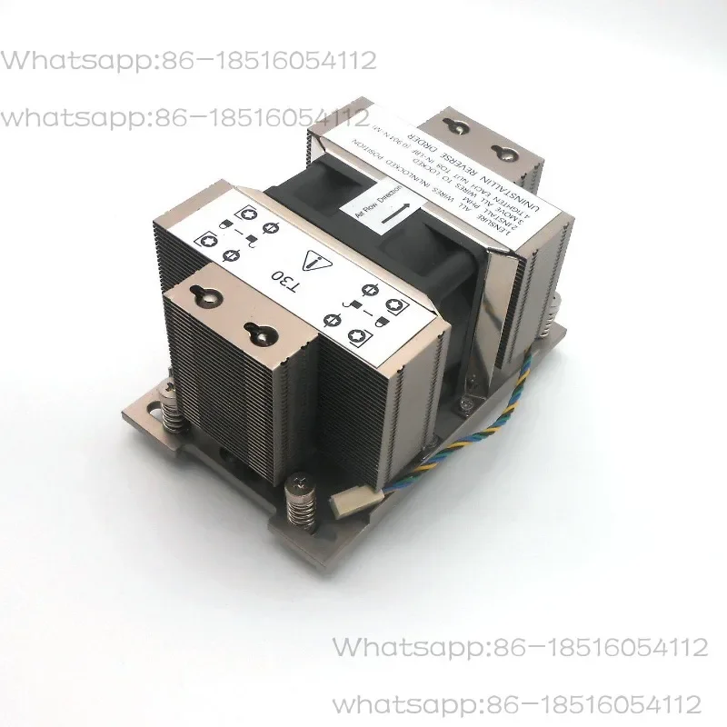 2U6 Heat Pipe AMD EPYC CPU Cooler, 11000RPM High Speed Fan for SP3 SP6 TR4 TR5 Socket Server Workstation Cooling