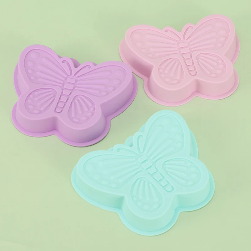 Butterfly Shape Food Grade Silicone Baking Mold Cake Gread Chocolate Muffin Mousse Jelly Candy Cookie Soap Candle Making Tools