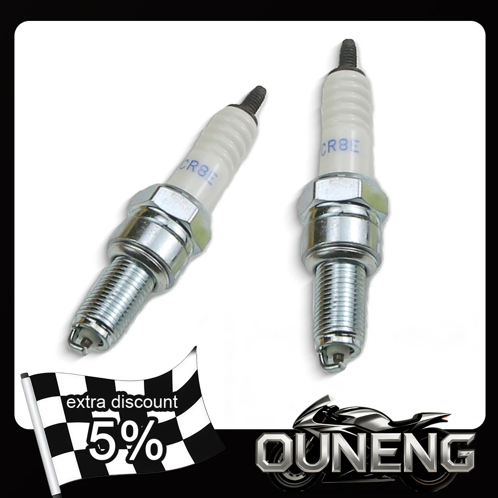 

Motorcycle Spark Plug CR8E For Benelli Stels BN251 TNT25 BN302 TNT300 BN600 TNT600 TRK502 Keeway RK6 BN TNT 25 251 300 302 600