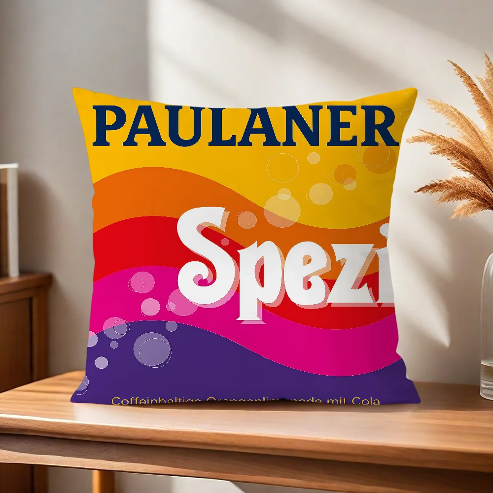 غطاء وسادة Paulaner Spezi غطاء وسادة أريكة المنزل وغرفة المعيشة والمكتب والمقهى وغطاء وسادة السيارة
