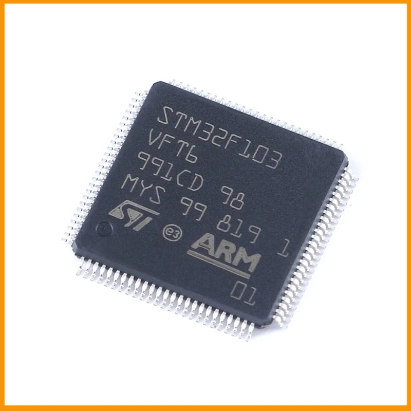 1~5Pcs  New Original  STM32F101VBT6 STM32F101  Microcontroller IC 32-Bit Single-Core 36MHz 128KB (128K x 8) FLASH 100-LQFP