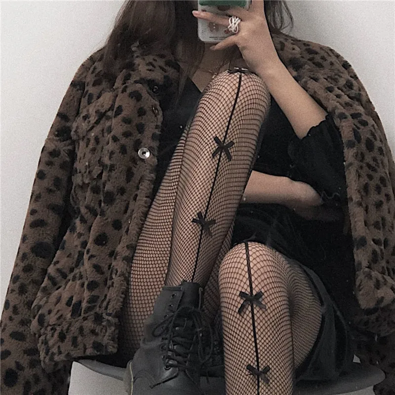 Frauen JK Mädchen Nette Bowknot Strumpfhosen Lolita Strumpfhosen Sexy Spitze Mesh Fishnet Oberschenkel Hohe Strümpfe Club Party Cosplay Kawaii Strumpfwaren – Detail 11