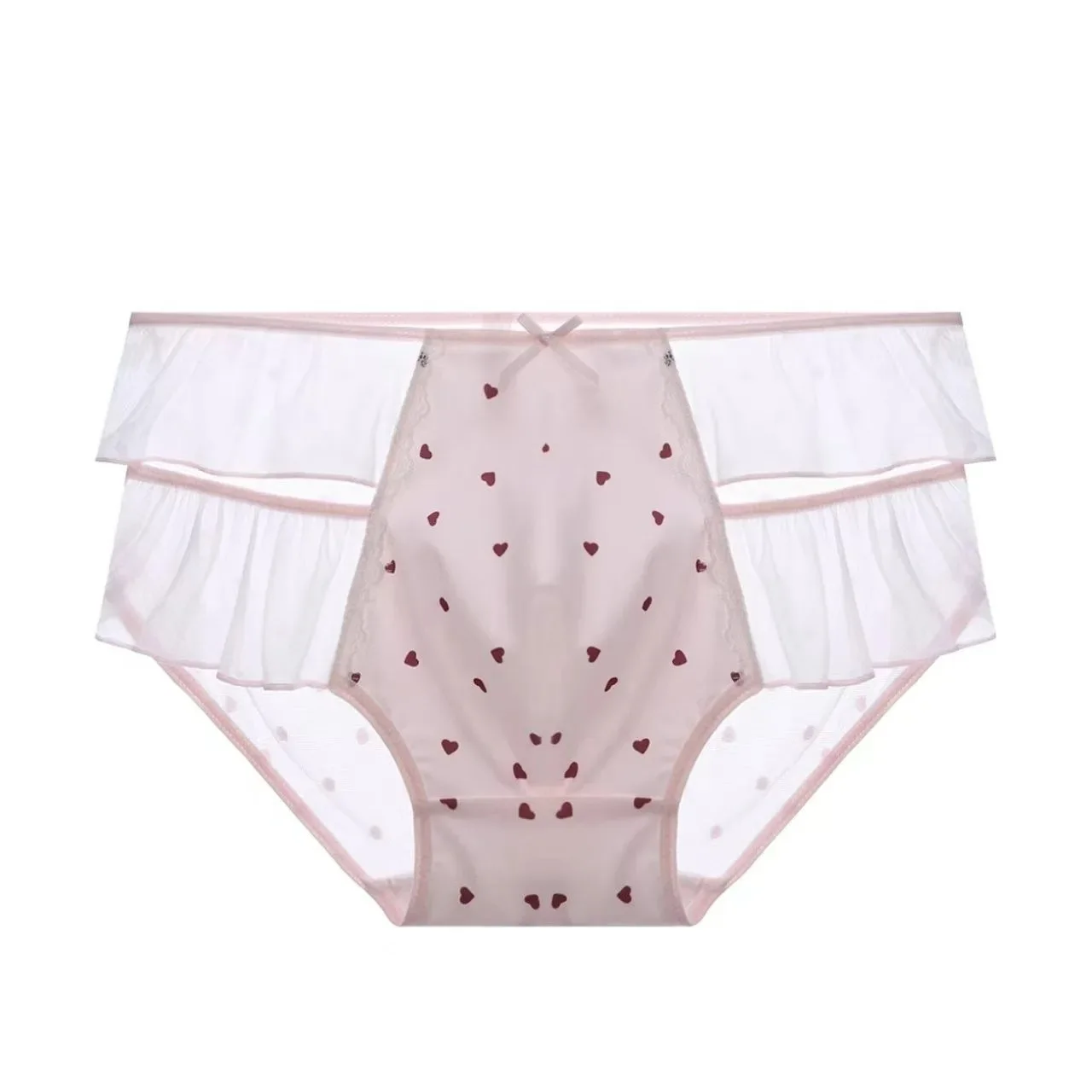 

Мужские кружевные трусы с галстуком-бабочкой в горошек Procha, подарки BF, частная вечеринка, FKK, живое шоу, танец, сетчатый дизайн сзади, Harajuku