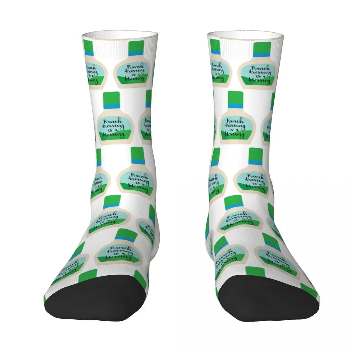 Ranch Dressing Is A Blessing Socks Harajuku High Quality Stockings All Season Long Socks Accessories for Unisex Gifts