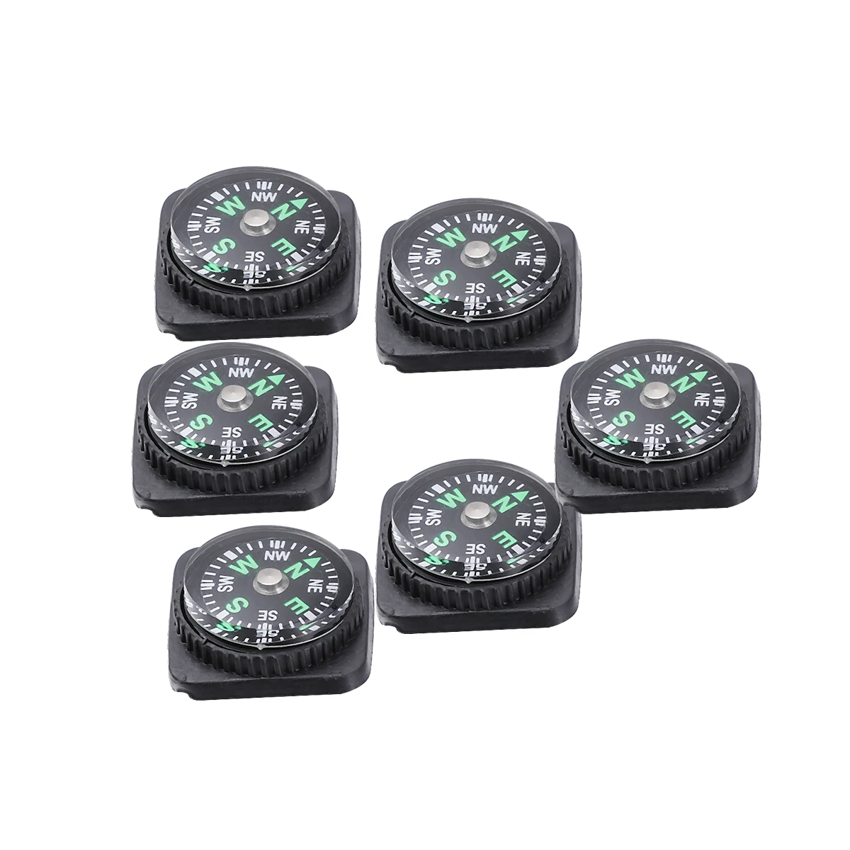 

10 Pcs Compass Multifunctional Outdoor Map Orienteering Small Hiking Portable Miss