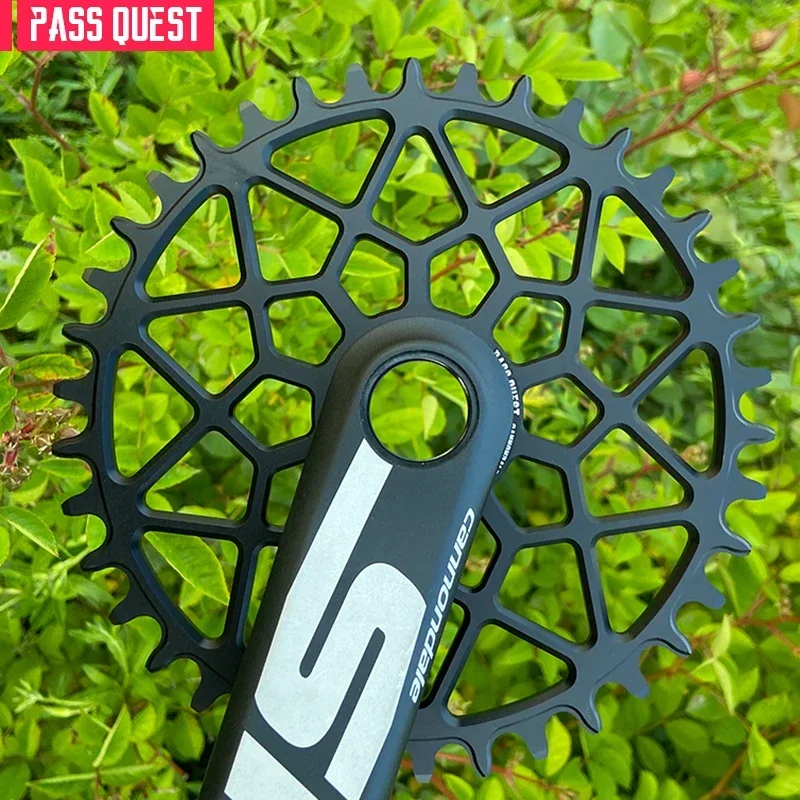 PASS QUEST SL SISL 0mm Offset Direct Mounting Disc, Positive and Negative Teeth Disc, 12 Speed Mountain Bike Gravel, 28-52T