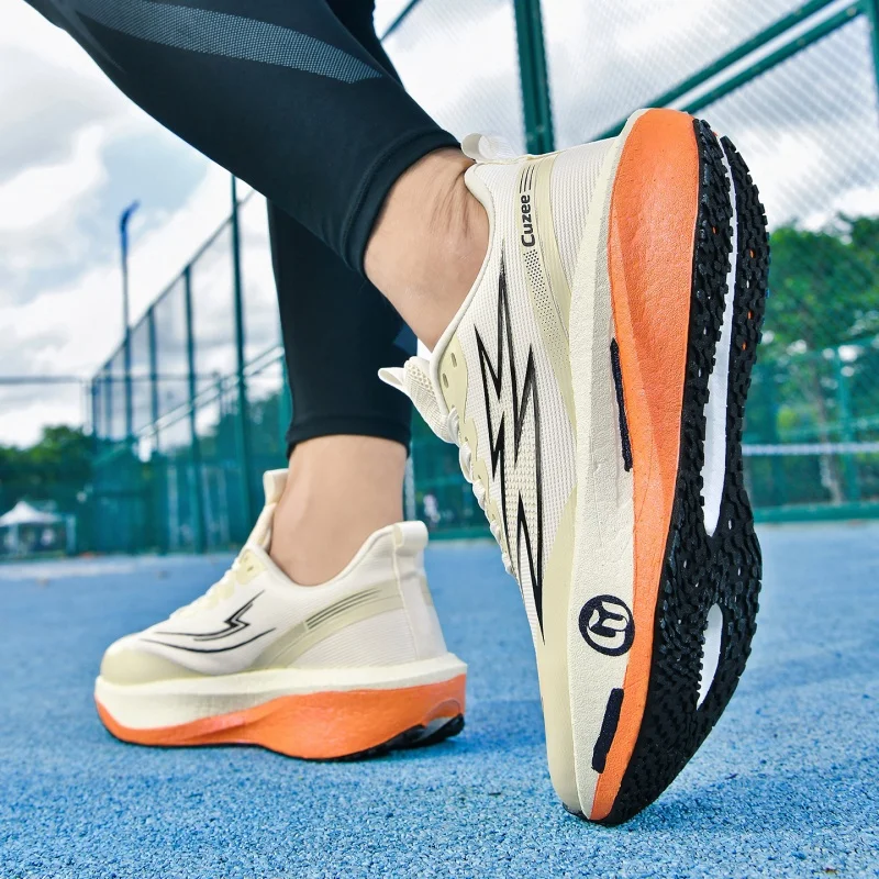 Laufschuhe für Herren mit Carbonplatte, Marathon-Spezialität, atmungsaktiv, leicht, bequeme Outdoor-Sportschuhe für Damen – Detail 25