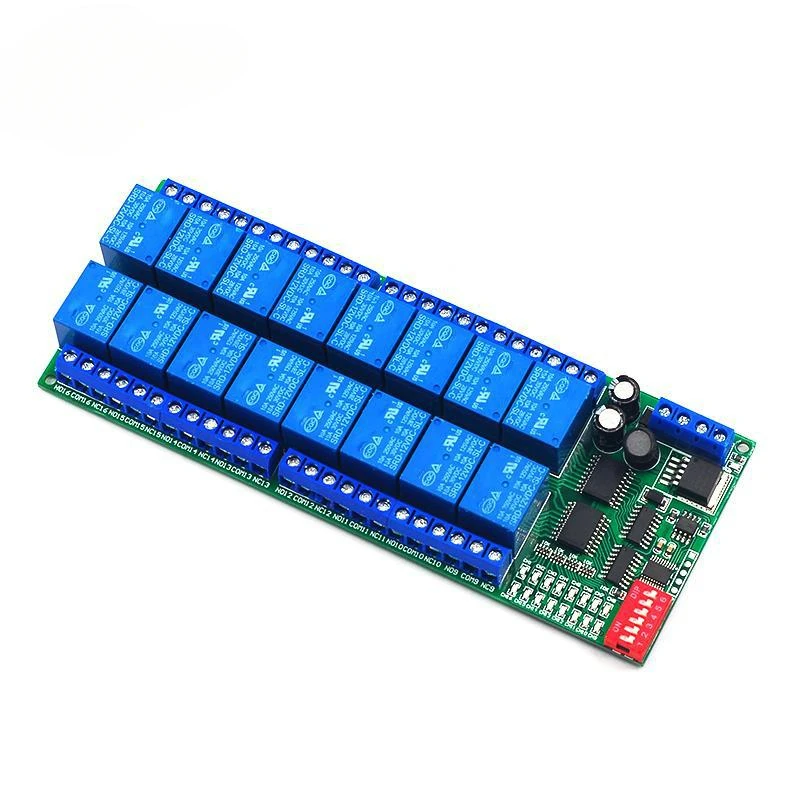 RS485 Relay 8/16/32 Channel 12V Serial Port Remote Control Switch PLC Control Board