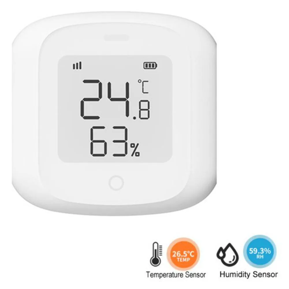 

For Tuya WiFi Smart Temperature And Humidity Sensor Indoor Screen Thermometer Smart Temperature Control System