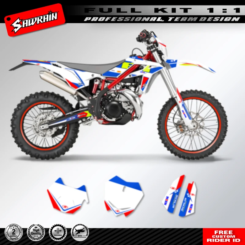 

Защитная наклейка для мотоцикла Sawrain, фоновая наклейка с графикой команды, комплект для Beta Xtrainer 2020 2021 2022 003