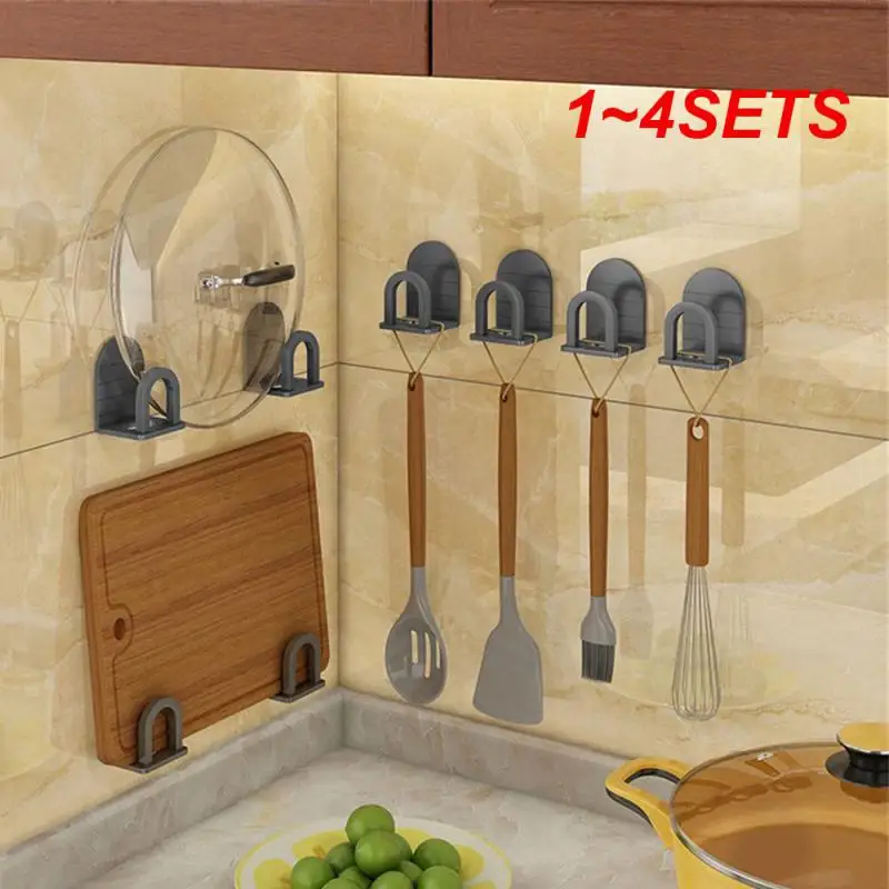 1~4SETS Dish Drying Rack Can Be Used As A Hook And Storage Rack. Wide Application Range And Heat Resistant Waterproof