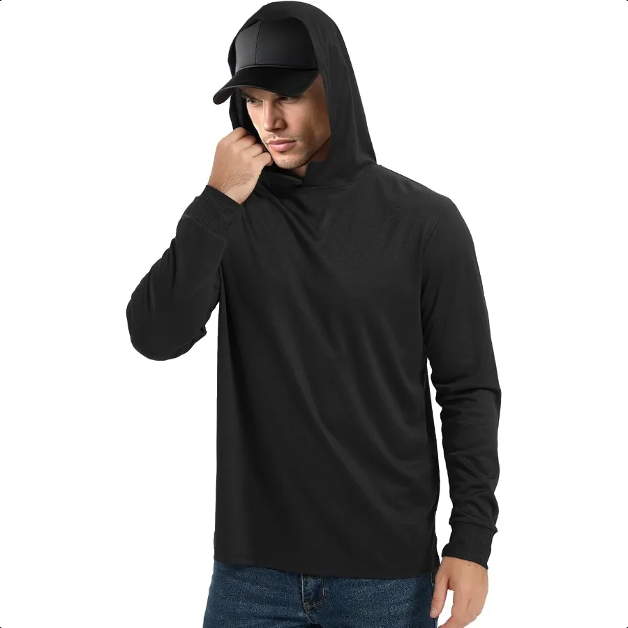 قميص ProtectX عالي الوضوح للحماية من الشمس خفيف الوزن وأكمام طويلة بعامل حماية من الأشعة فوق البنفسجية 50+ QuickDry SPF UV ملابس نشطة