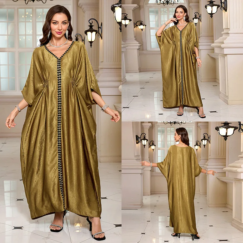 Caftanes y Vestidos para Mujer, Tallas Grandes, Lisos, para Playa, Ropa de Descanso, Mumu para el Hogar, Mrs Ropper