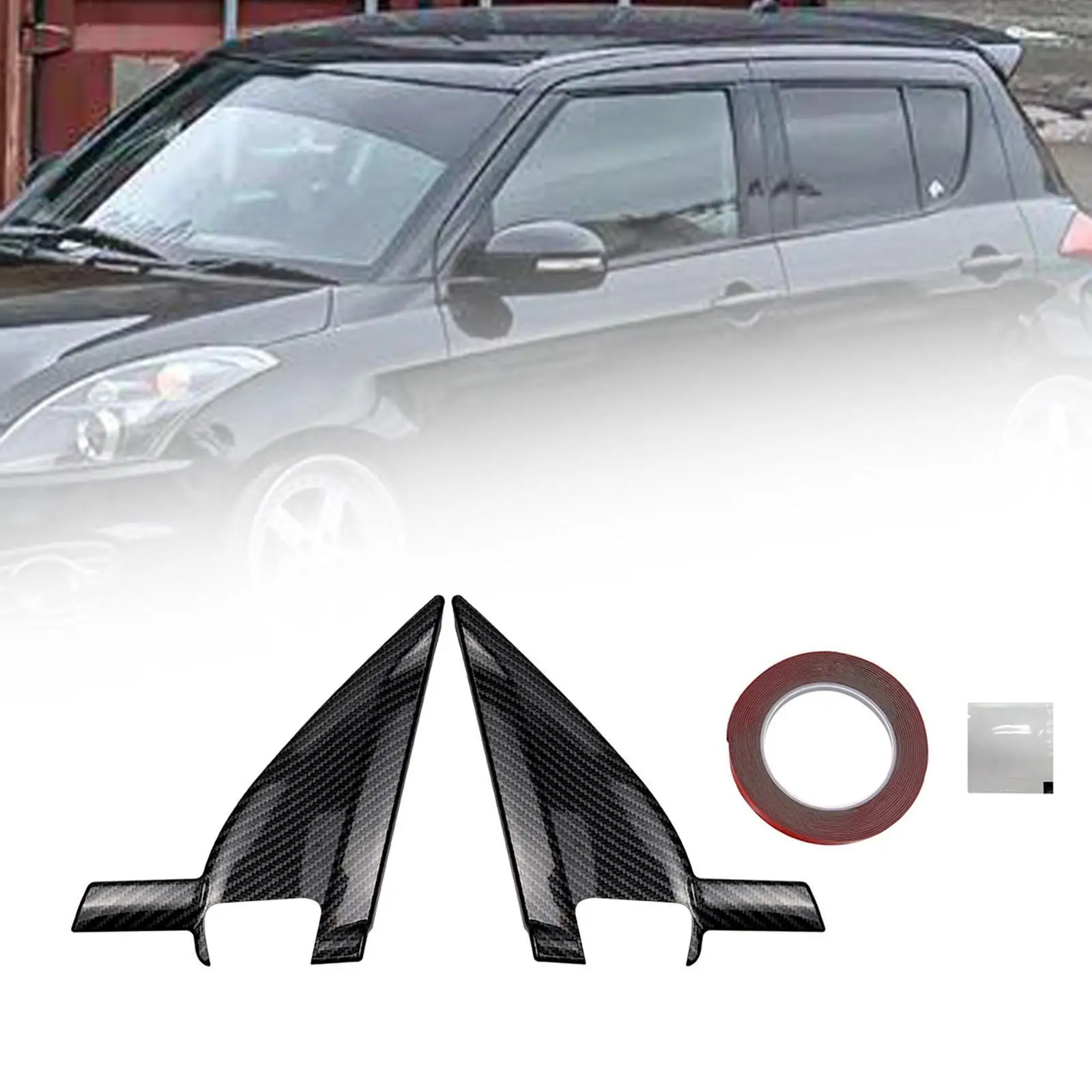 2Pcs A-pillar Panels Sturdy High Performance Parts Accessories for Suzuki Swift