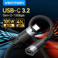Vention USB C Extension Cable 10Gbps Type C Extender Cord Thunderbolt 3 for Xiaomi Nintendo Switch USB-C 3.2 USB Extension Cable