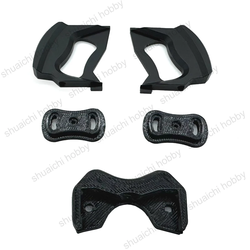 1Set FPV Drone CNC Thickened Aluminum Alloy Nose Protection Spare Parts Camera Guard for BCROW Swift Kit V2 DJI O4 Pro Air Unit