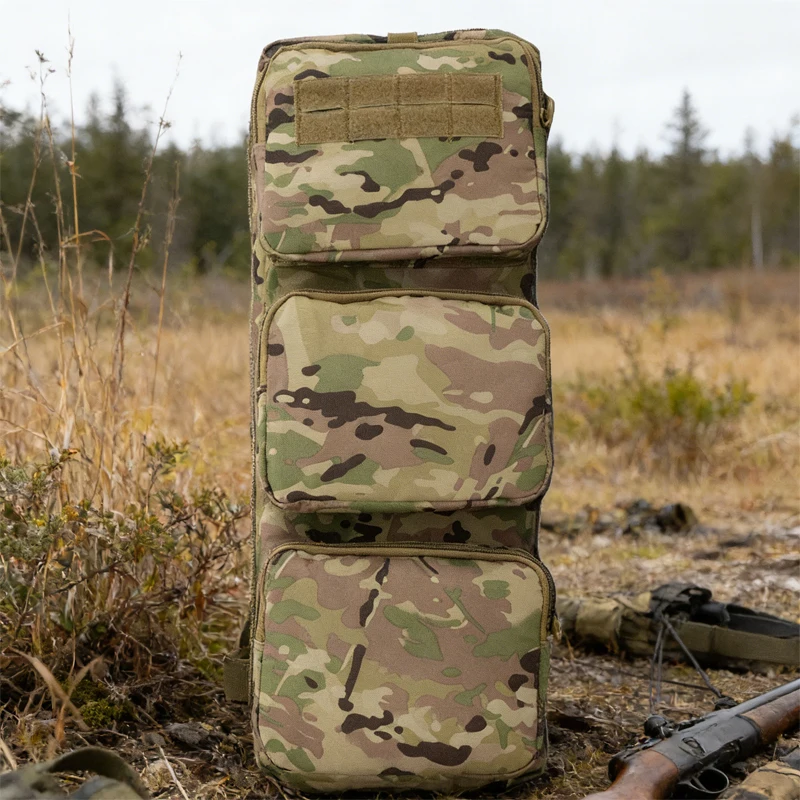 

Outdoor Hunting Airsoft Paintball Rifle Gun Carry Case Tactical Backpack Oxford Sport Crossbody Bag 60cm
