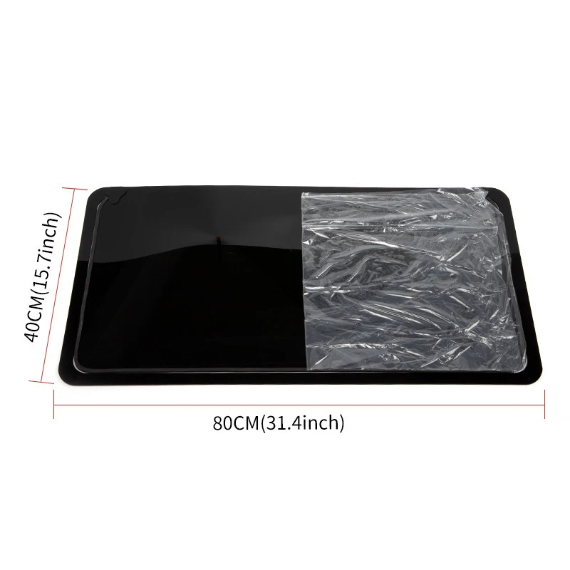 80*40CM New Simulated Sunroof Cover With Adhesive Edge For Automotive Roof Decoration Use Sunroof Reflector Durable High Quality