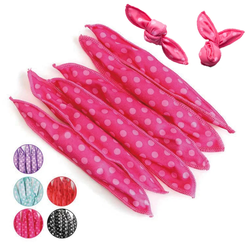 10pcs Hair Curlers Foam Sleep Hair Rollers Set Soft Lightweight Sponge Flexible Hair Care Styling DIY Hairdressing Accessories