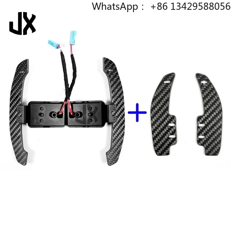For  E90 E92 E93 M3 X5M X6M E70 E81 E82 E87 Carbon Fiber Magnetic Shift Paddle Car Steering Wheel LED Paddle Shifter