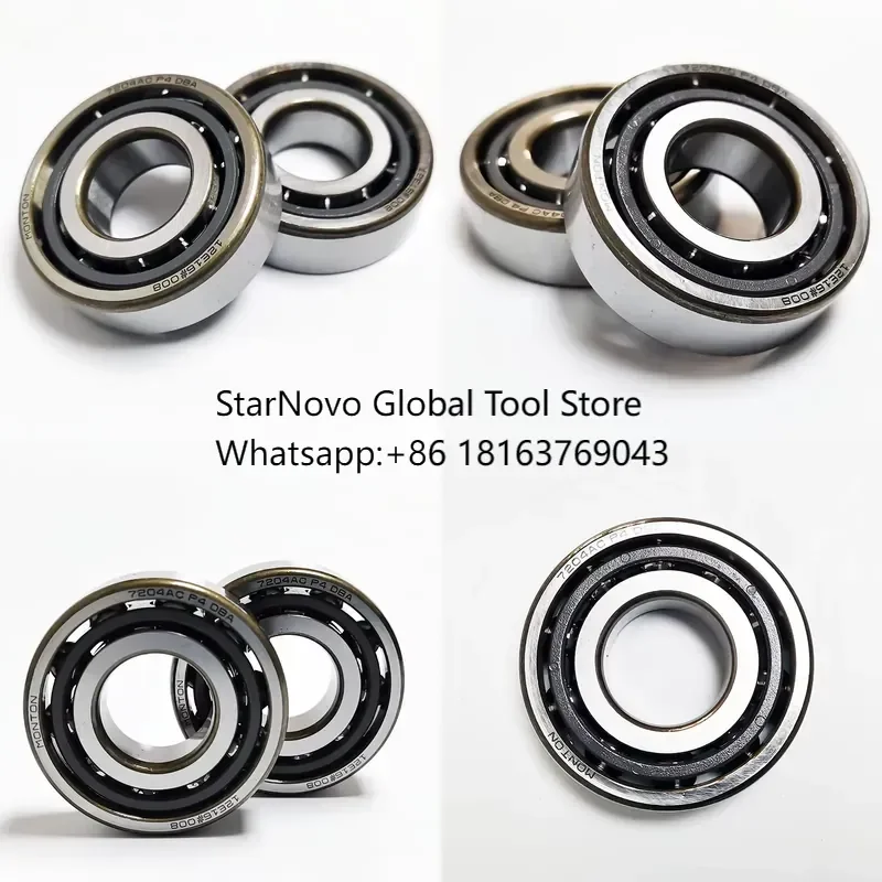 2026 Hot! High Precision 7204 Angular Contact Ball Bearing with Ceramic Balls Turbojet Engine Bearings