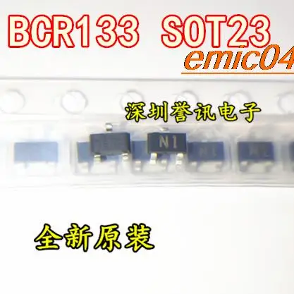 10pieces Original Stock BCR133 SOT23   :N1