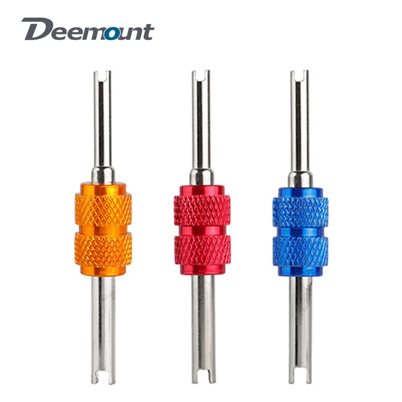 Dual Head Inserts Key 5V1 8V1 Nozzle Cores Install Remove Bicycle Auto Truck E-bike Scooter Motorcycle Tire Valve Driver Tool