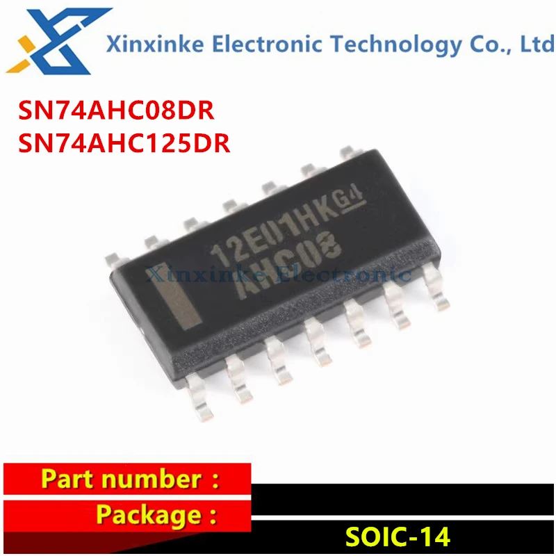 

20PCS SN74AHC08DR SN74AHC125DR SOIC-14 Marking：AHC08 AHC125 Logic Gates Quad 2-Input Pos Single-Function Gate Brand New Original