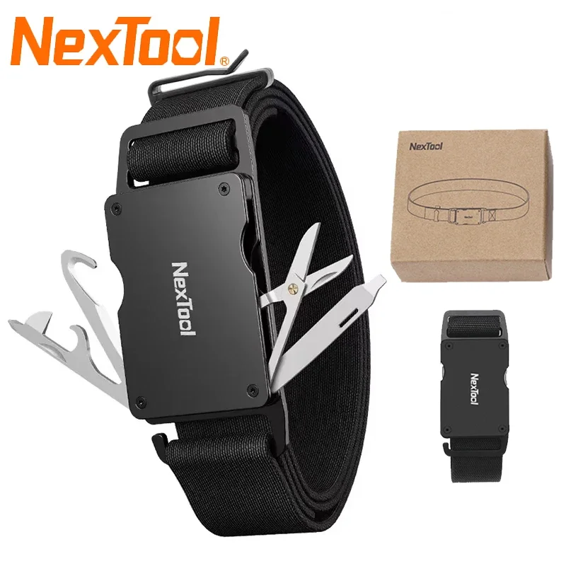

NexTool P50 Multifunctional Belt Multitool Men Waist Buckle Repair Tool Screwdrivers Scissors File SIM Card Pin Remover