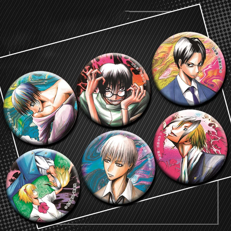 Аниме-Нейро-Сверхъестественный-детектив-простые-кнопки-булавки-дизайнерские-броши-повседневный-модный-декор-значок-идеальные-подарки-для-друзей