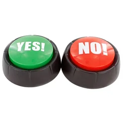 2 PCS Sound Button Buzzer Buttons Yes No Buzzer Table Yes No Button Plastic Game Answer Buzzer Child