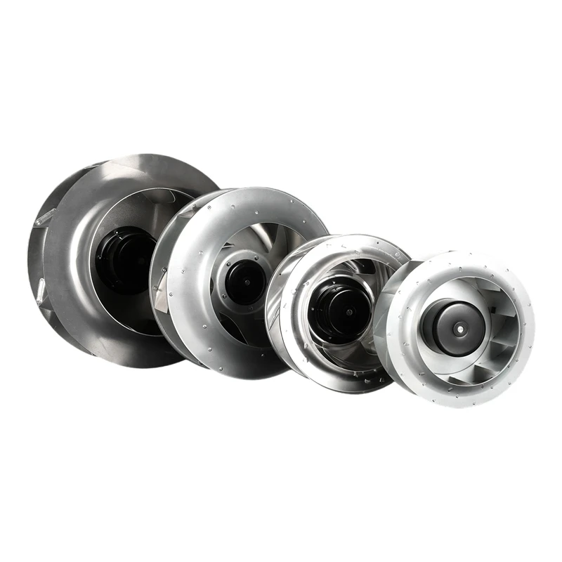 

FANOVA Industrial Radial Motor Ventilation Backward Curved Centrifugal Fan EC 380V 355mm Wheel OEM Customizable