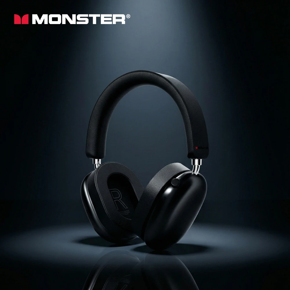 Monster AH100 ANC ワイヤレス Bluetooth 6.0 オーバーイヤー