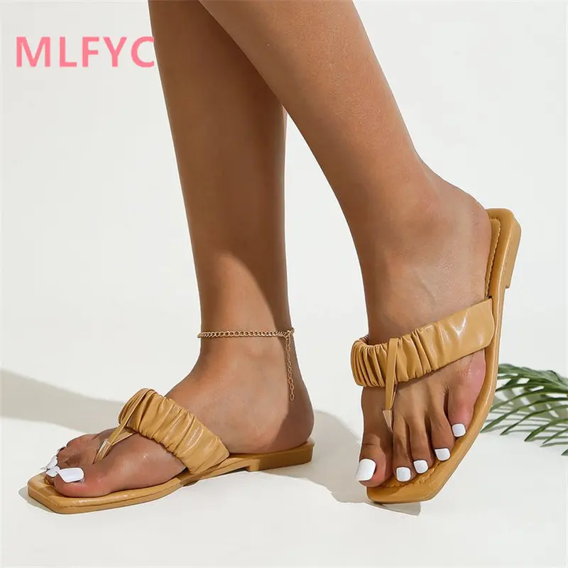 

Slippers Women wear flat sandals for summer wear Women's casual open-toe sandals