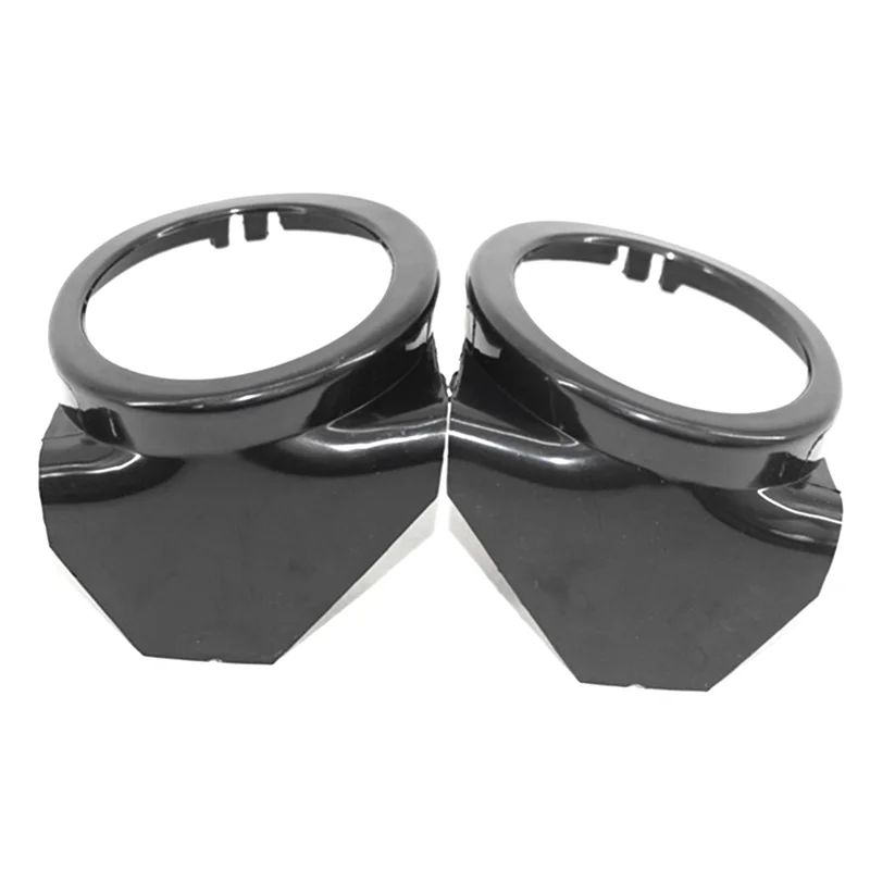 

Reliable-51112695255 51112695256 Black Fog Light Lamp Cover Trim Ring Fit for BMW E46 M3 2001 - 2006-A61E