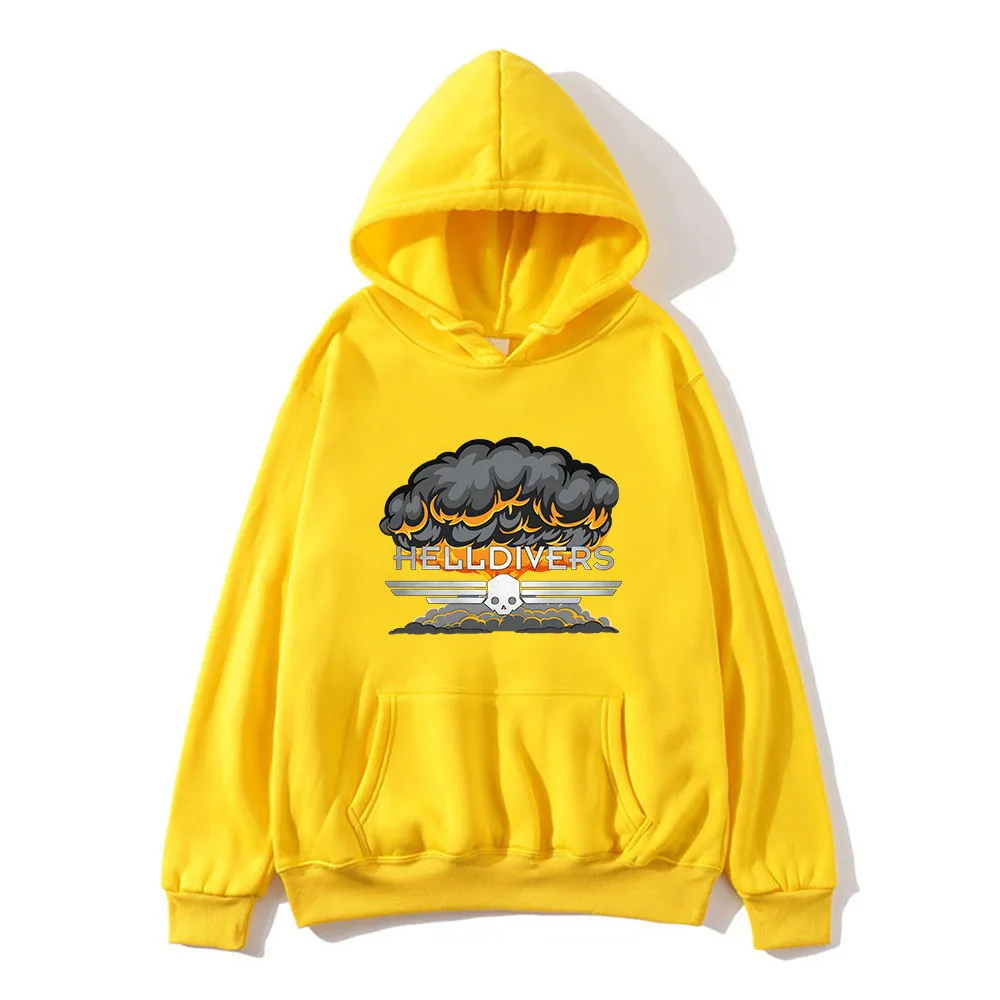 

Helldivers Hoodie Hooded Graphic Printing Sweatshirt Men/women Long Sleeve Clothing for Autumn/Winter Comfortable Casual Hoody