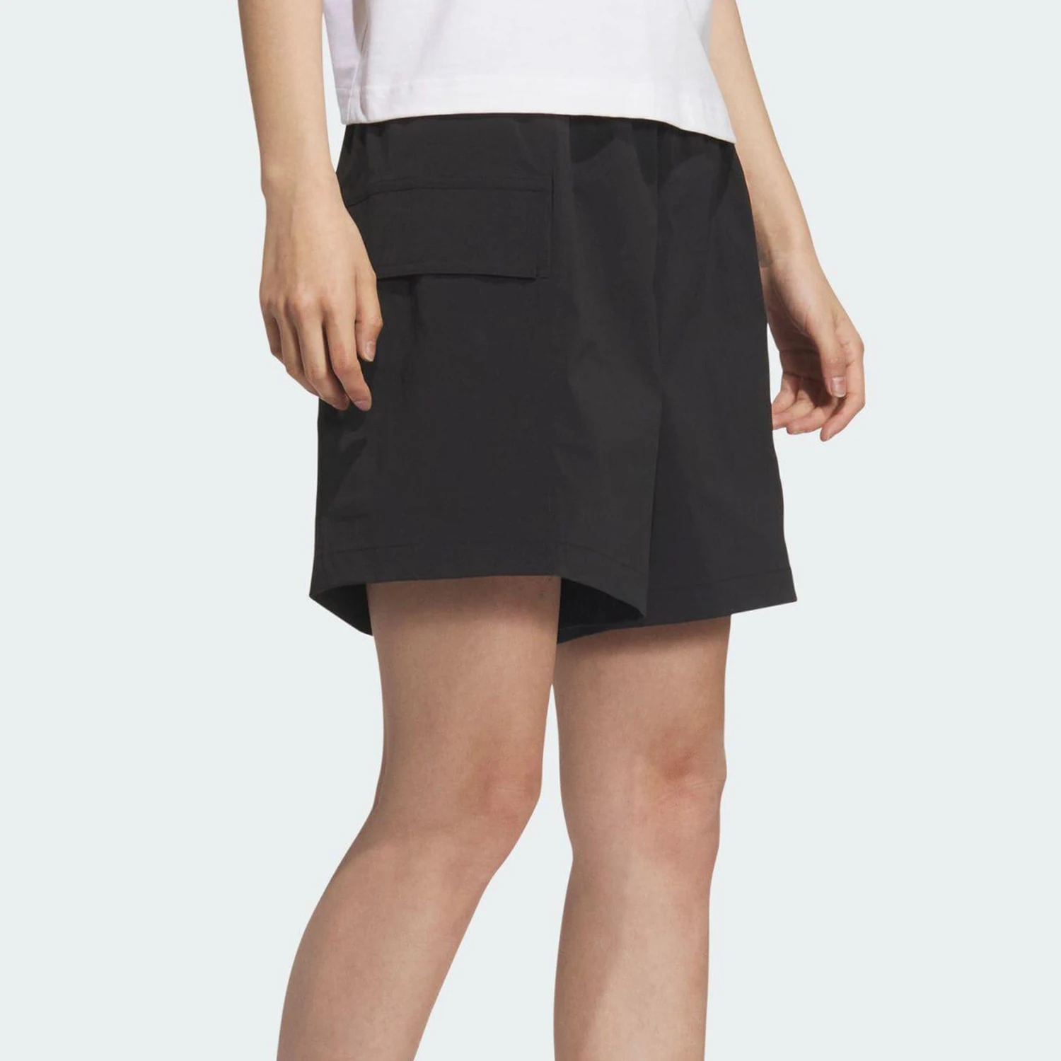 Adidas Originals Mens and Womens Summer Plain High-Waisted Loose Shorts KF2681
