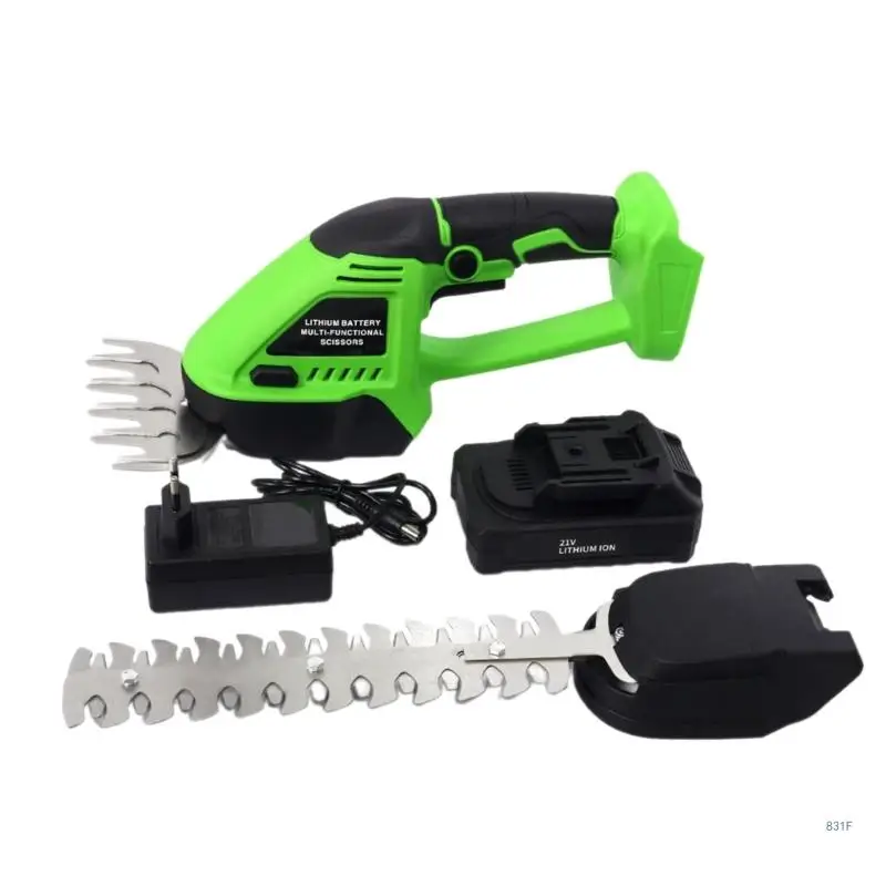 

2 in 1 Lawns Detailing With Wireless 21V Grass Shear & Hedge Trimmer for Tight Spaces Garden Maintenance Quick Trimming